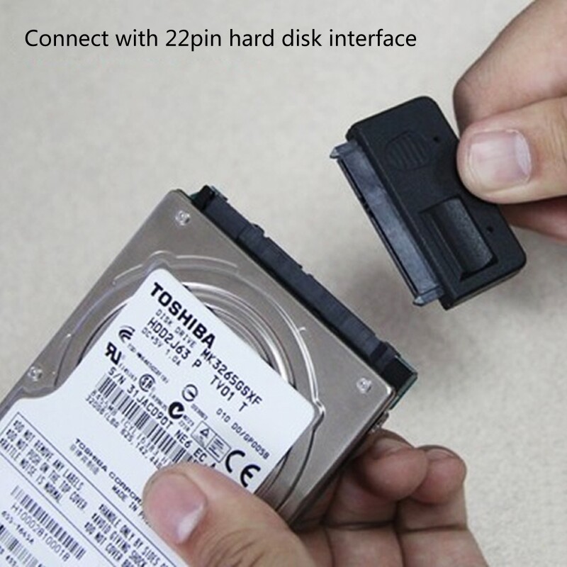 Sata 22pin to Esata Usb 2-in-1 Data Cable for 2.5inches Hard Drive Disk Converter Adapter Cable 19.7in Easy Drive Line. 