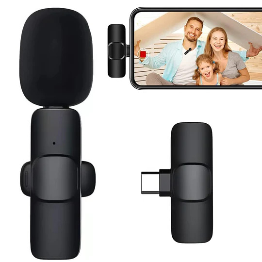K8 Wireless Microphone for Type C Port Smartphone Mobile Microphone and live streaming microphone accessories. 