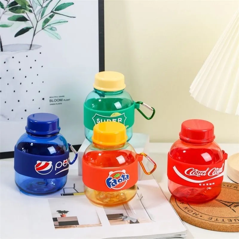 Mini Water Bottle Cute Coke Water Bottle For Girls INS Style Outdoor Portable Plastic Water Bottles Creative Gifts For Friends