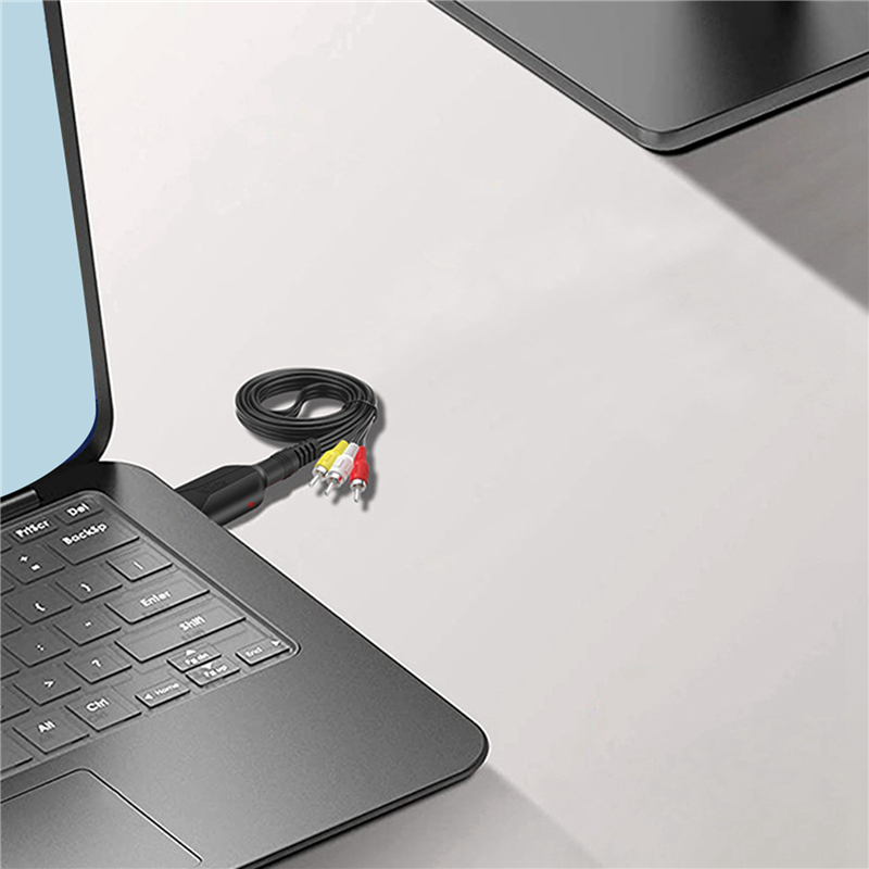 USB2.0 to DVD Converter Audio Video Audio Capture Card AV Capture Capture Capture Card Easy Install Easy to Replace. 