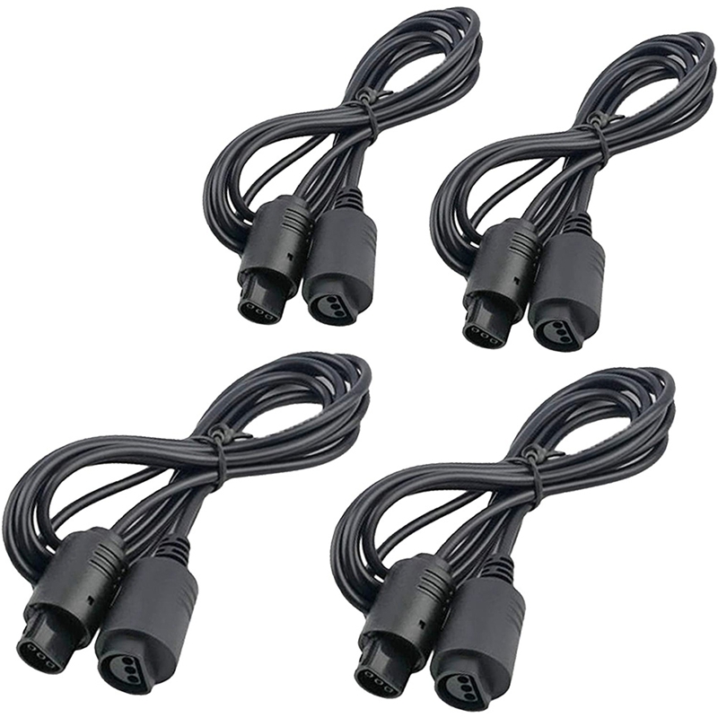 4 Pack 6Ft N64 Controller Extension Cable Cord for Nintendo 64 N64 Controller. 