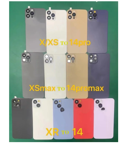 Fake Camera Model Change Back Film Sticker For iPhone XR X XS MAX Second Change to iPhone 14 13 12 11 Pro Max Protector Cover. 