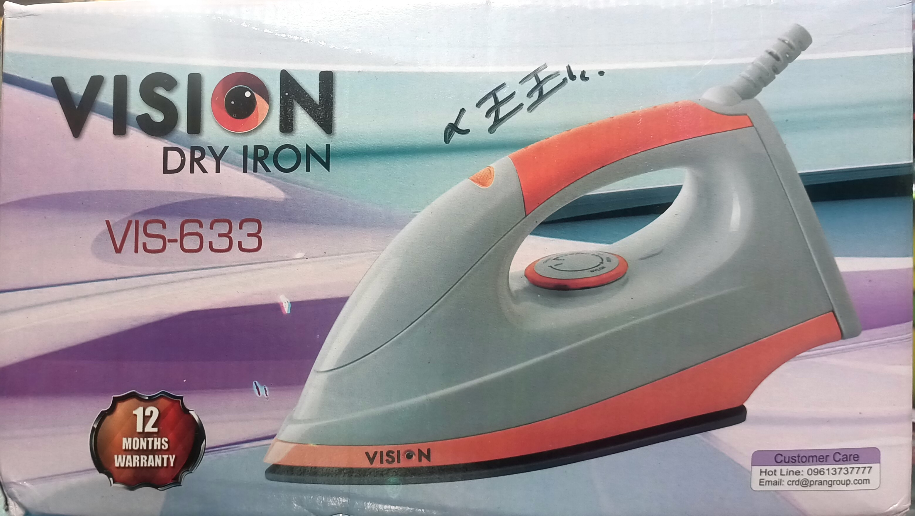 VISION Electronic Iron VIS-DEI-633