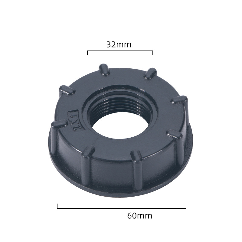 DIY Accessories Durable Ibc Tank Fittings S60X6 Coarse Threaded Cap 60Mm Female Thread To 1/2 " 3/4" 1 " Adapter Connector Conbo. 