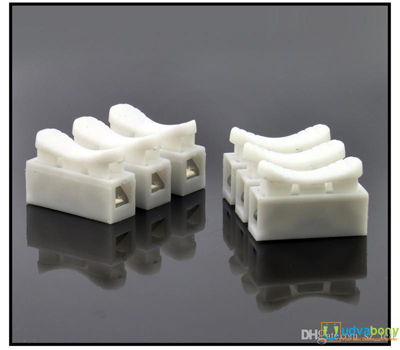 2Pcs- 3 Position Box Press Type Connector For Electrical Cables Connectors Clamp Terminal. 