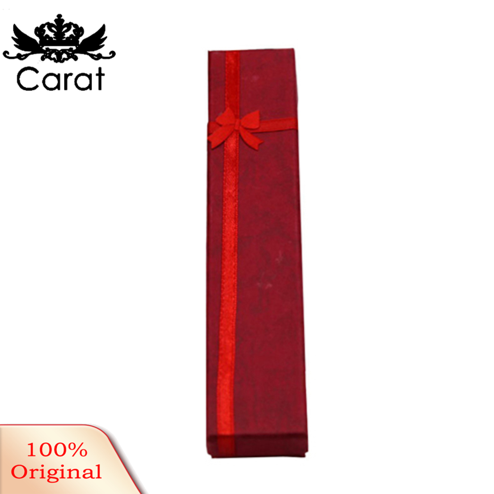 1 Pc Elegant Bowknot Long Neckle Brelet Display Storage Case Jewelry