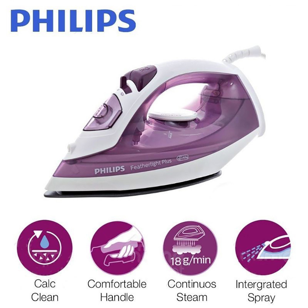Innovative Appliance - Philips GC1426/30 Steam Iron Featherlight Plus - Must Have - Easy to Use - Effortless Usage. 