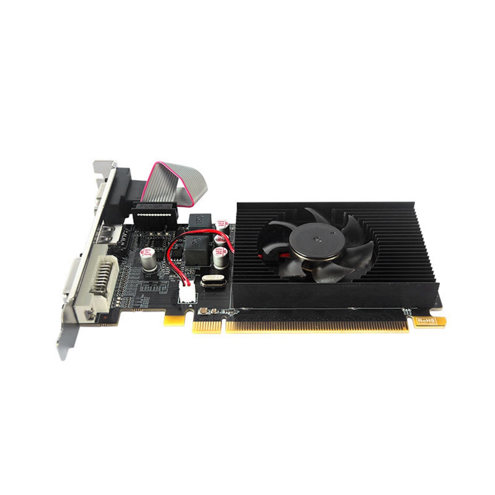 HD7450 Graphics Card 64Bit 2GB GDDR3 PCI-E 2.0 X16 HDMI-Compatible VGA ...