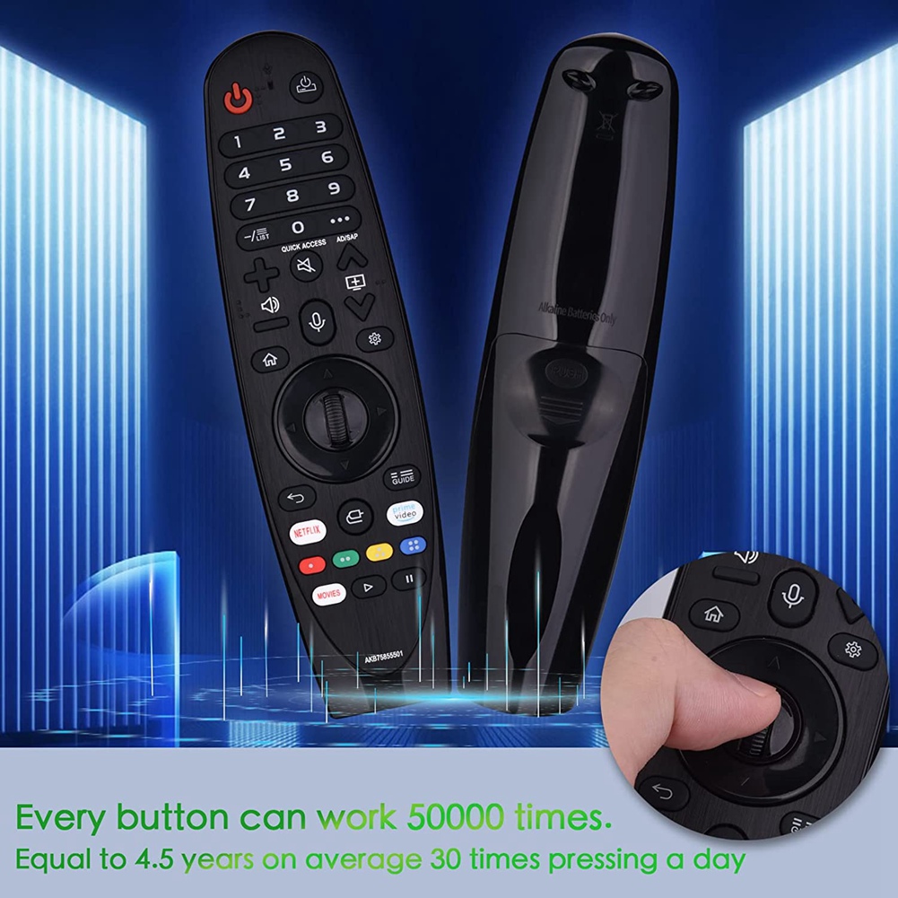 Voice Magic Replacement Remote for LG Smart TV,Tech Remote for AKB75855501,for LG LED OLED LCD 4K UHD TV. 