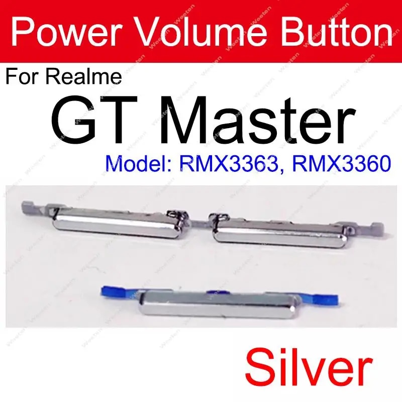 Power Volume Button For Realme GT 5G GT Neo 2 2T GT Master Explorer Side Power Volume Keys Small Buttons Flex Cable Parts. 