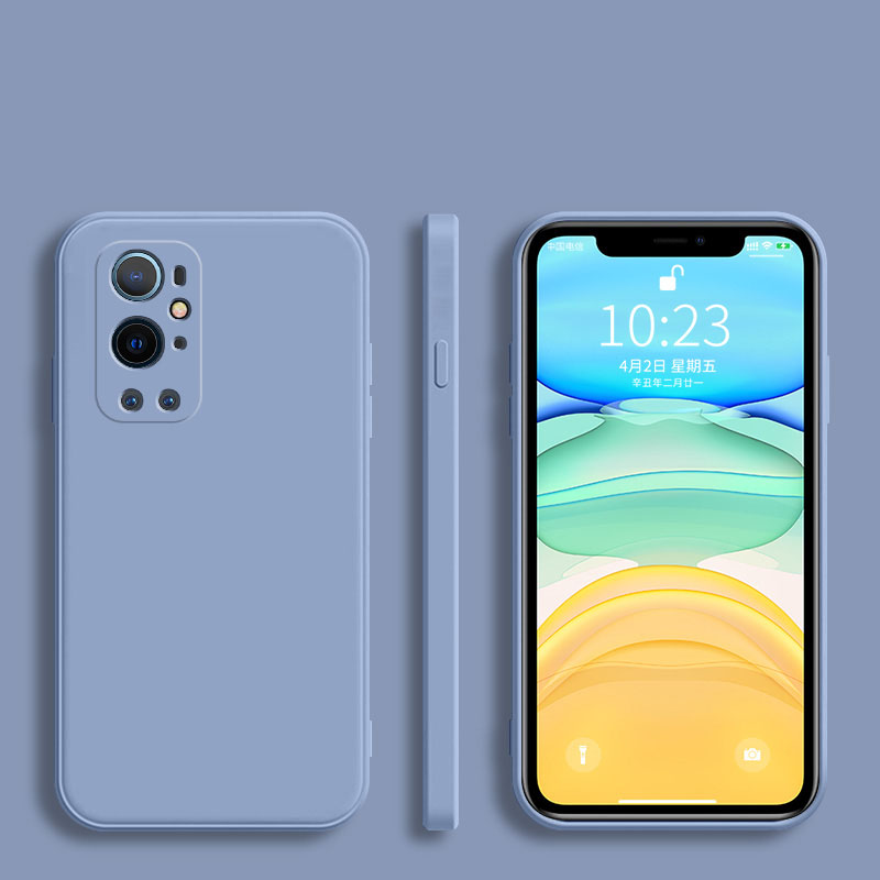 Luxury Square Soft Silicone Case on For OnePlus One Plus 10 9 9R 9RT 8 7 7T Pro Nord CE 2 5G Coque Solid Color Back Cover. 