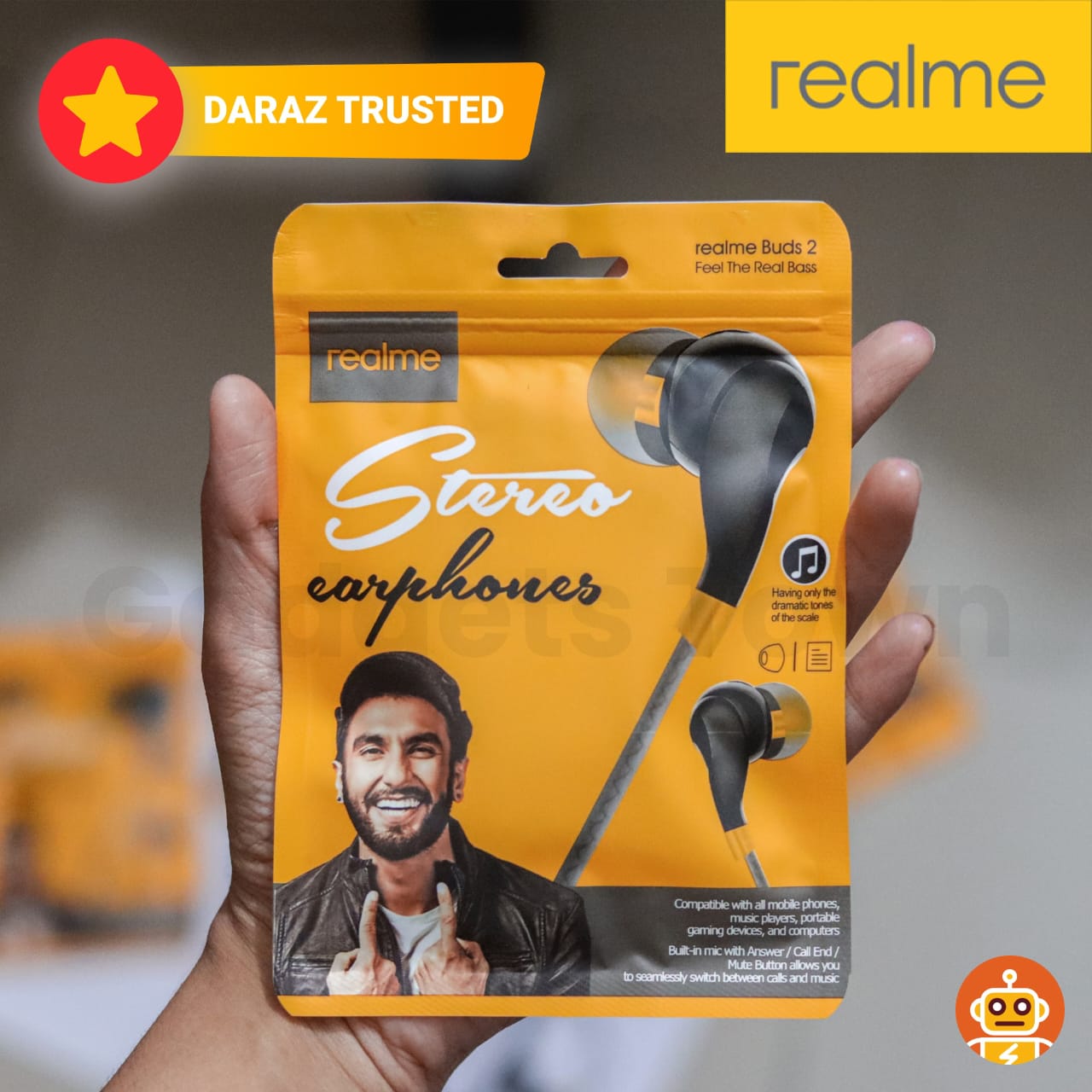 Realme buds 2 Wired Earbud In ear Stereo Earphones for Smartphones