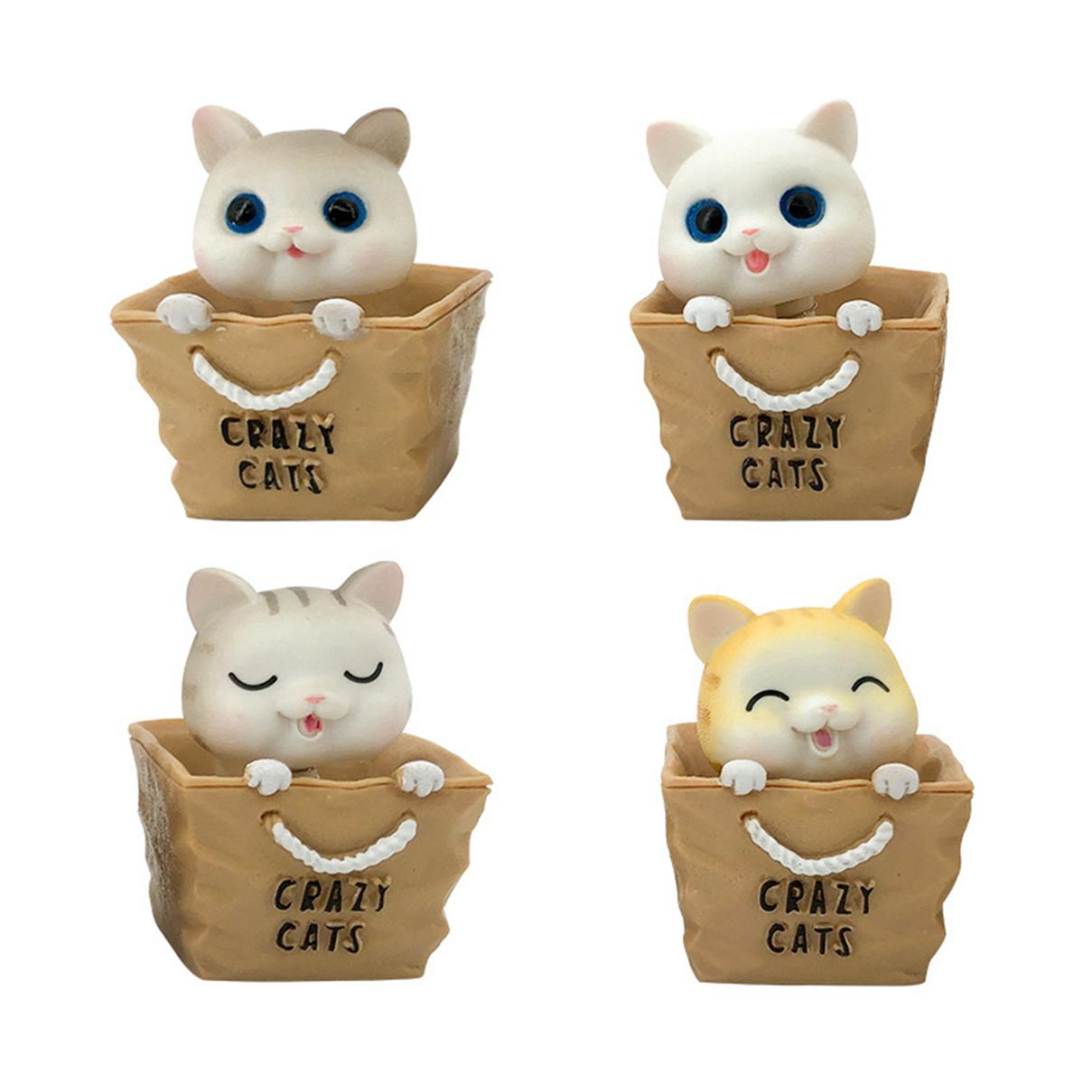 Nodding Cat Toys No Deformation Dashboard Bobble Head Cat Toys