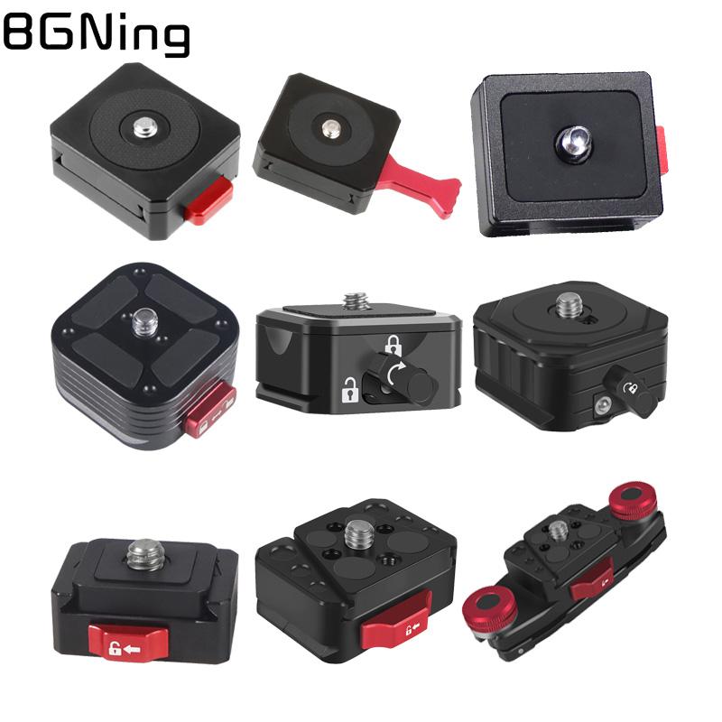 Quick Release Plate Clamp V Port Instant Camera Mounting for DJI Ronin RS2 RS3 Gimbal Stabilizer Video Tripod Fast Switch Kit