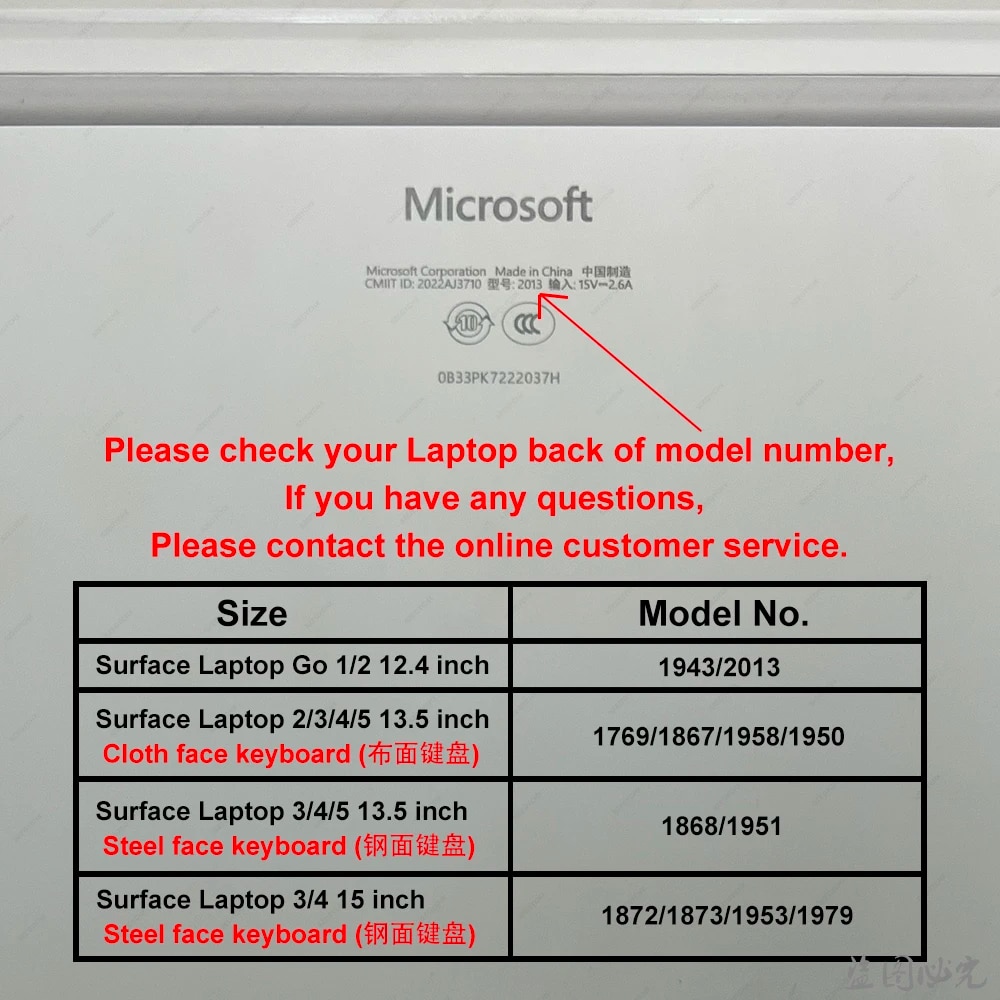 Laptop Case for Microsoft Surface Laptop Go 2 Case 12.4 inch Funda for Surface Laptop 2 3 4 5 13.5 inch PC Matte Crystal Cover. 