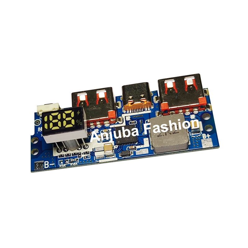 IP5356 22.5W Dual USB Power Bank Module With Digital Display. 