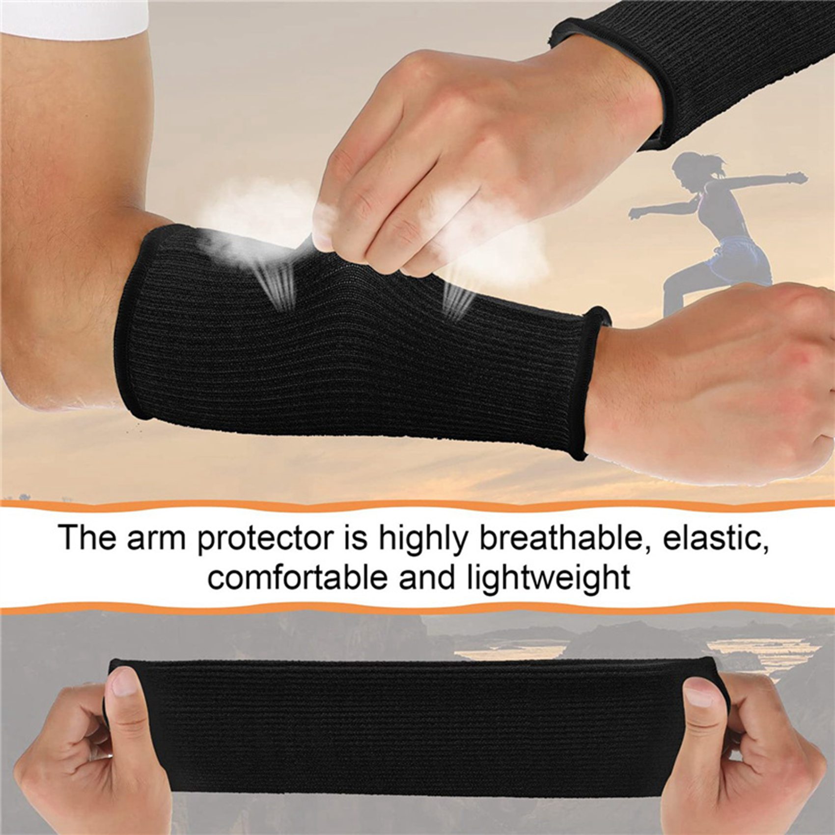 5 Pairs Cut Burn Resistant Sleeves Arm Sleeve Forearm Arm Guard. 