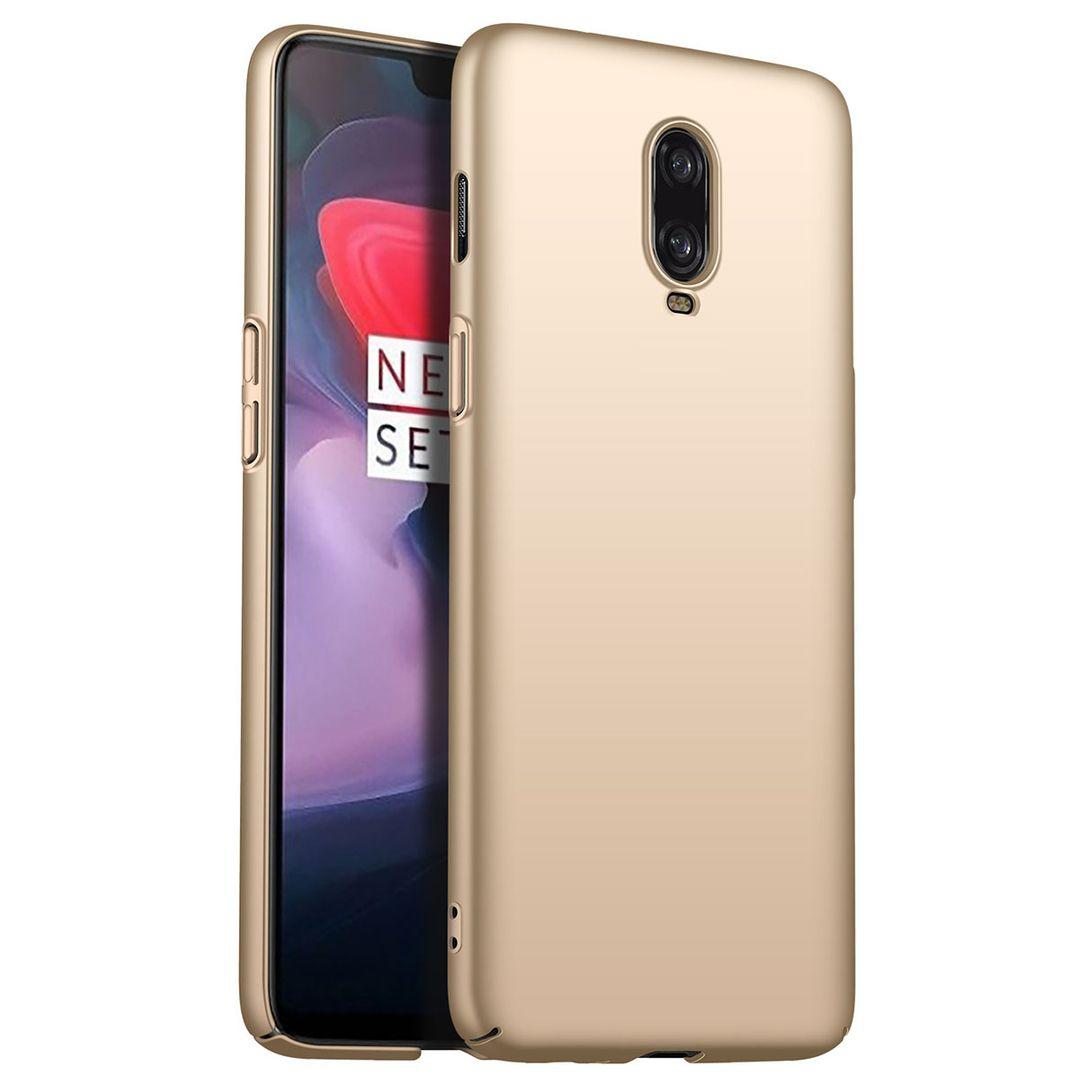 For OnePlus 6T Ultra Thin Matt Finish Anti-Fingerprint Rubberised PC Hard Back Shell Case Cover. 