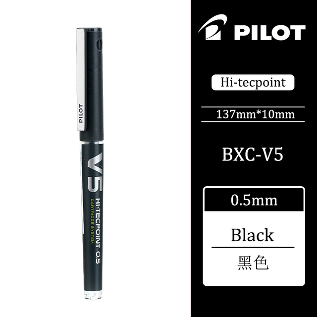 Pilot Rollerball Pens, BXC V5 V7 Hi-Tecpoint Refillable Cartridge System Liquid Ink 0.5mm 0.7mm Tip Rolling Ball Gel Pen Amour zii. 