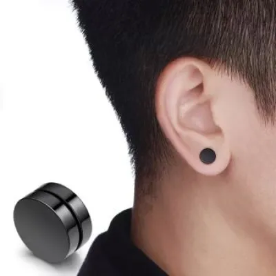 Black magnetic earrings on sale for guys