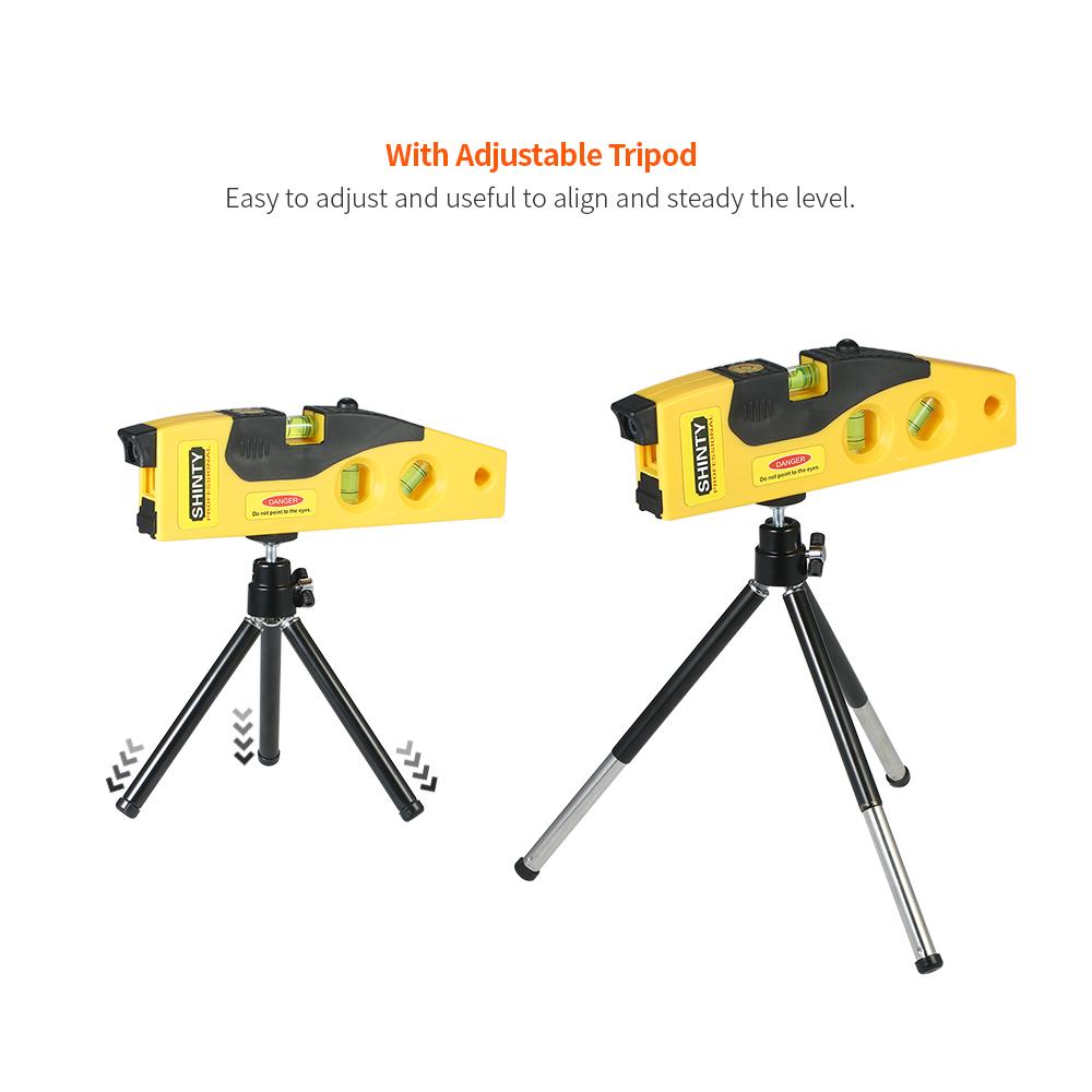 KOGEEK Professional Laser Level Line Marker with Adjustable Tripod Laser Dot Cross Line Horizontal Vertical 45-degree Measurement. 