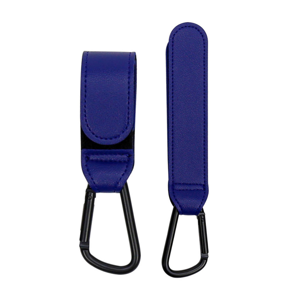 【Lejia】PU Leather Bag Stroller Hook Pram Rotate 360 Degree Rotatable Cart Organizer Hook Stroller. 
