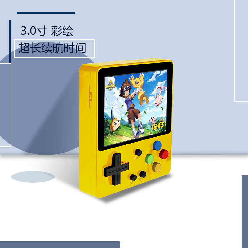 JP02 handheld mini compact classic game console pot button A standard screen