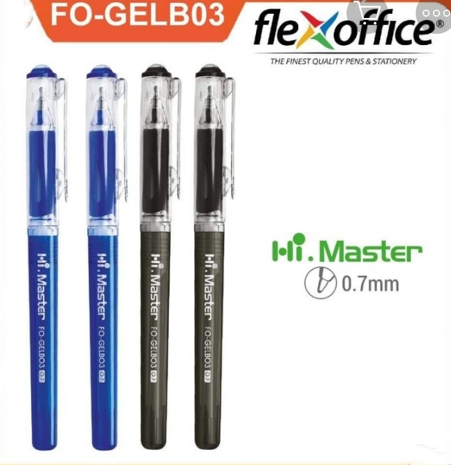 Flexoffice Hi-Master FO-GELB03 Pen, 0.7 mm nibs.. 