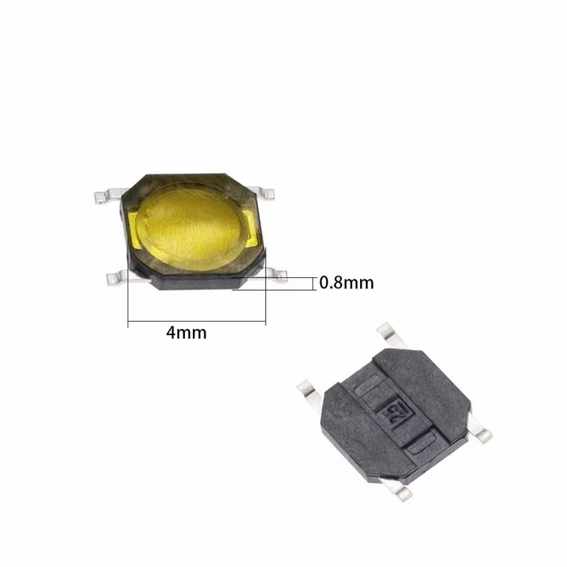 Smd Tactile Switch Push Button For Honda Old Fit Accord Suzuki Swift Remote Key 4*4*0.8mm 100pcs/lot. 