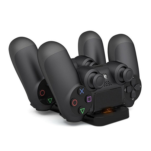 Useful Dual Controller Charger Dock Station Stand Charging for Playstation PS4. 