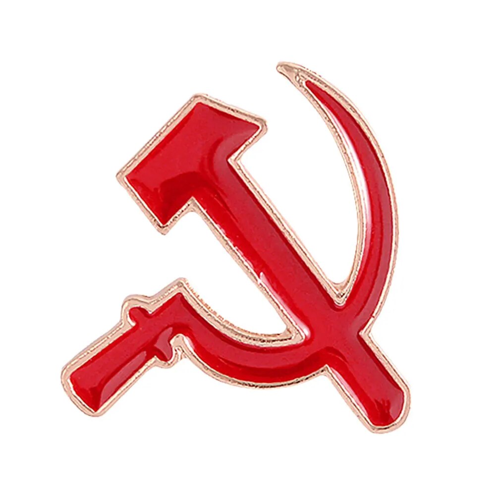 CCCP USSR Symbol Enamel Brooches Buckle Former Soviet Union Communism Lapel Pin. 
