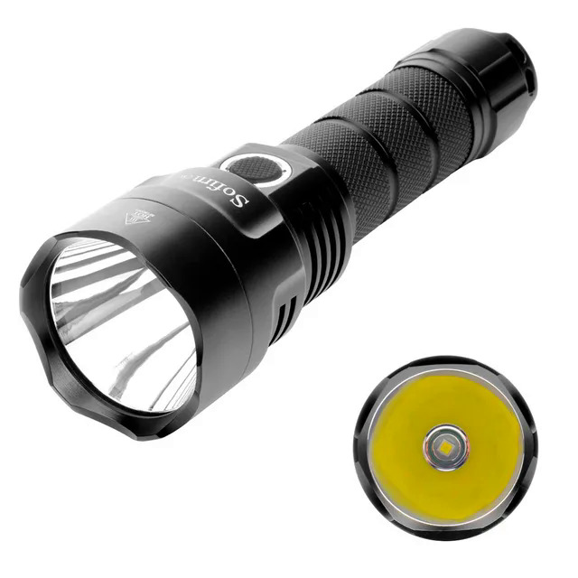 Sofirn C8G Powerful 21700 LED Tactical Flashlight SST40 2000lm 18650 Recharge Battery Torch with ATR 2 Groups Ramping Indicator. 