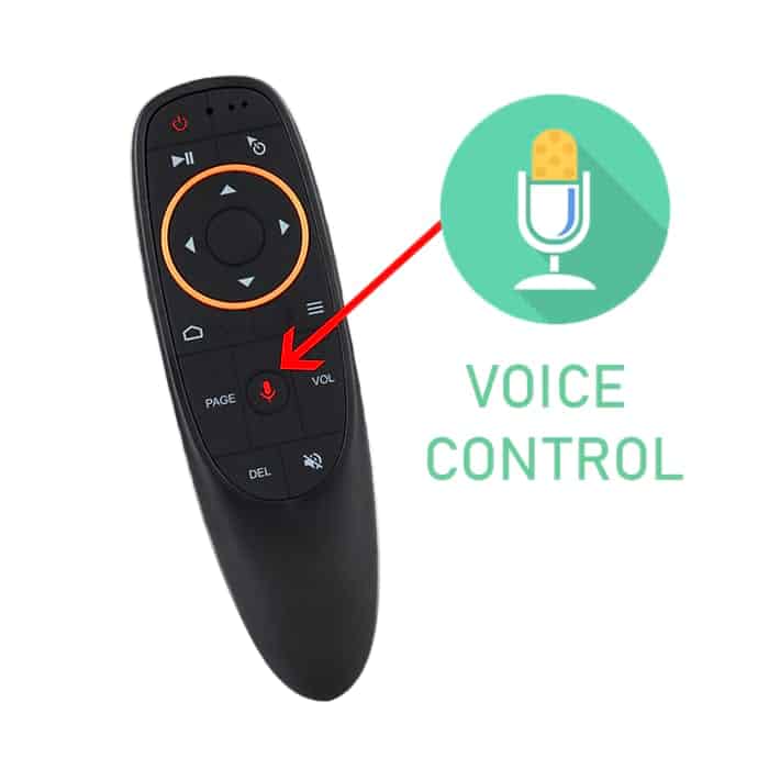 G10S Air Mouse Voice Remote Control 2.4G Wireless Remote Control with Gyroscope for Windows PC Smart TV Android TV Box Laptop Android Box