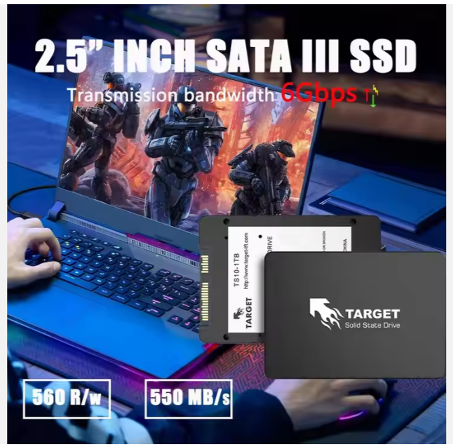 TARGET 25" Internal128Gb Sata3 Solid State Drive - Experience High-Speed Data Access With Target Ssd - Reliable Storage Solution. 