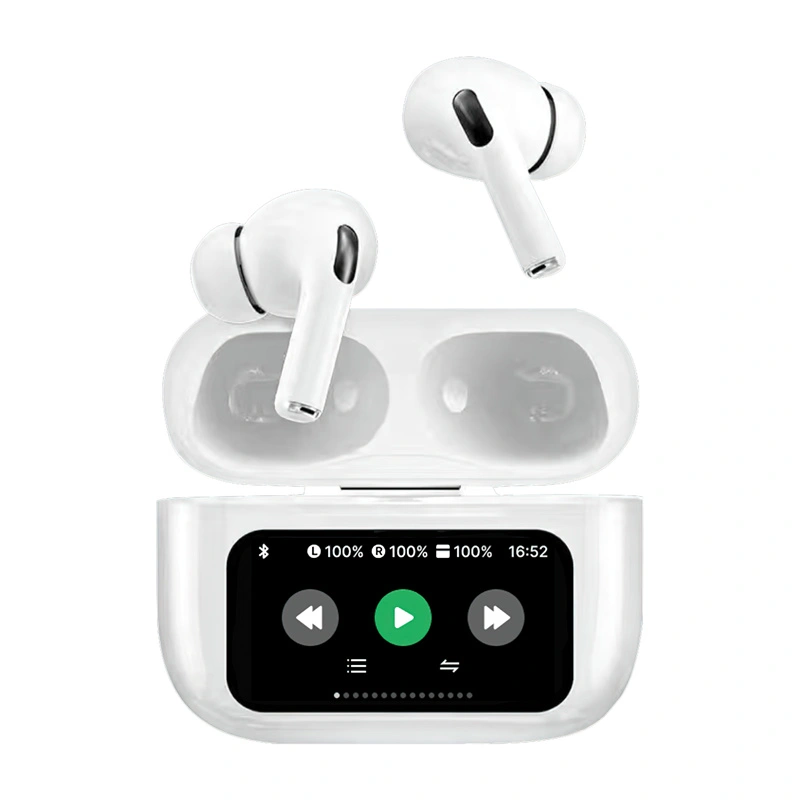 WiWU T22 ANC True Wireless Earbuds with LCD Touch Screen. 