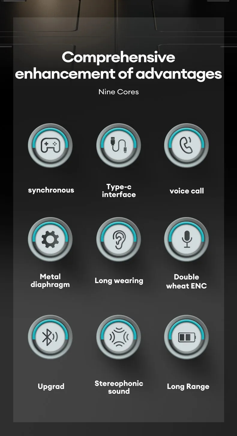 Original Monster XKT10 Pro Ture Wireless Bluetooth 5.3 Low Latency Headset Fast Charging Headphones Noise Reduction Earphones. 