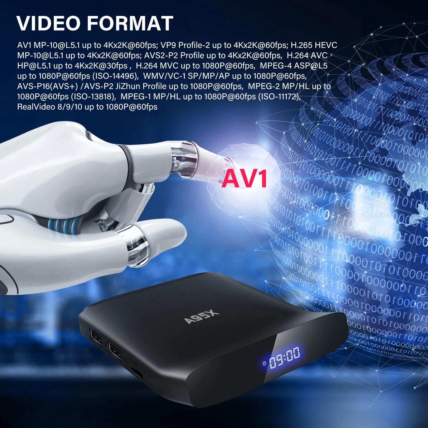 A95X W2 Smart TV Box Android 11 Amlogic S905W2 4GB 64GB 2.4G 5G Dual Wifi 4K BT5.0 2GB 16GB A95XW2 Media Player Set Top Box. 