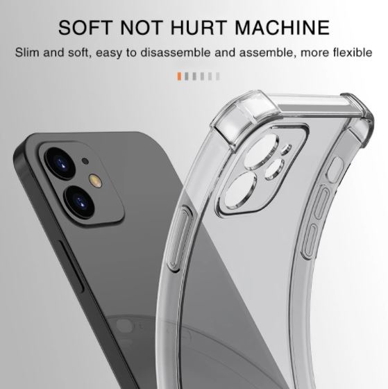 Iphone 12 (6.1) {দুটি ক্যামেরার শক প্রুফ ব্যাক কভার