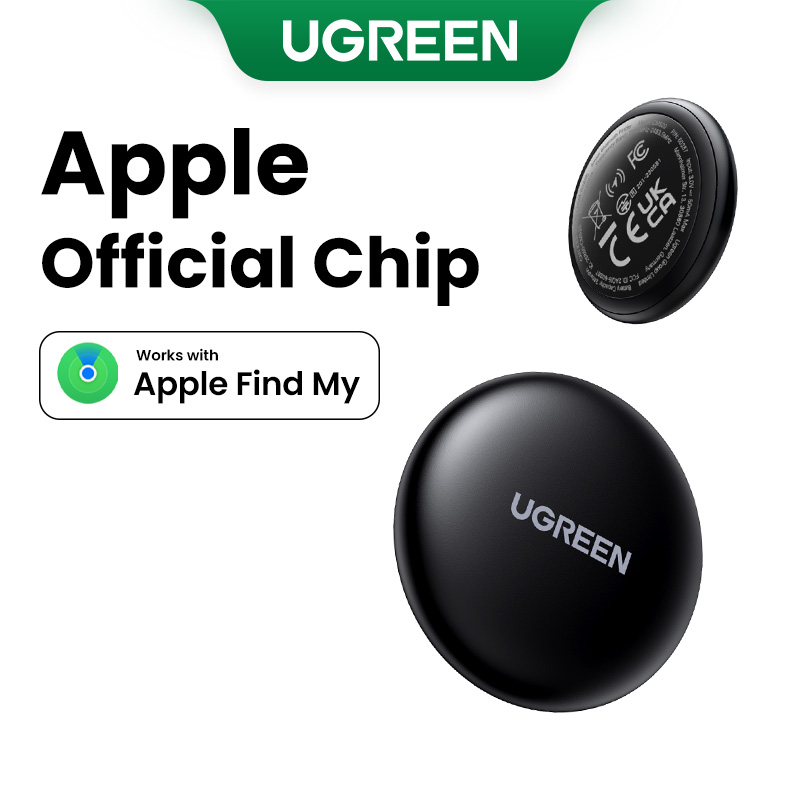 UGREEN Wireless Bluetooth 5.2 Key Finder Security Smart Tra-cker Mini Anti-Lo-st Tra-ck Device for iPhone iPad Document Smart Key Tag Locator Track