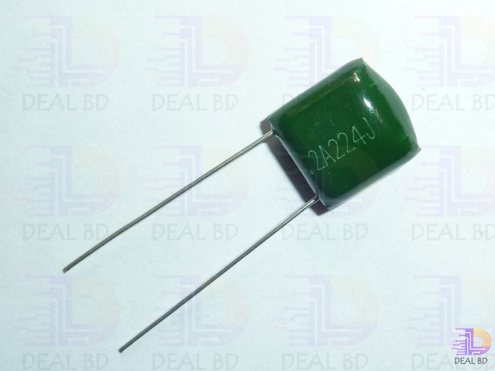 Mylar Polyester Film 2A224J Capacitor 220nF 100V-25Pcs. 