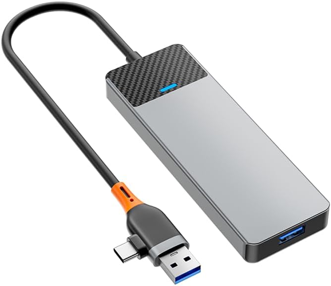 WiWU Linker 4 in 1 USB-A&C Hub (A431C). 