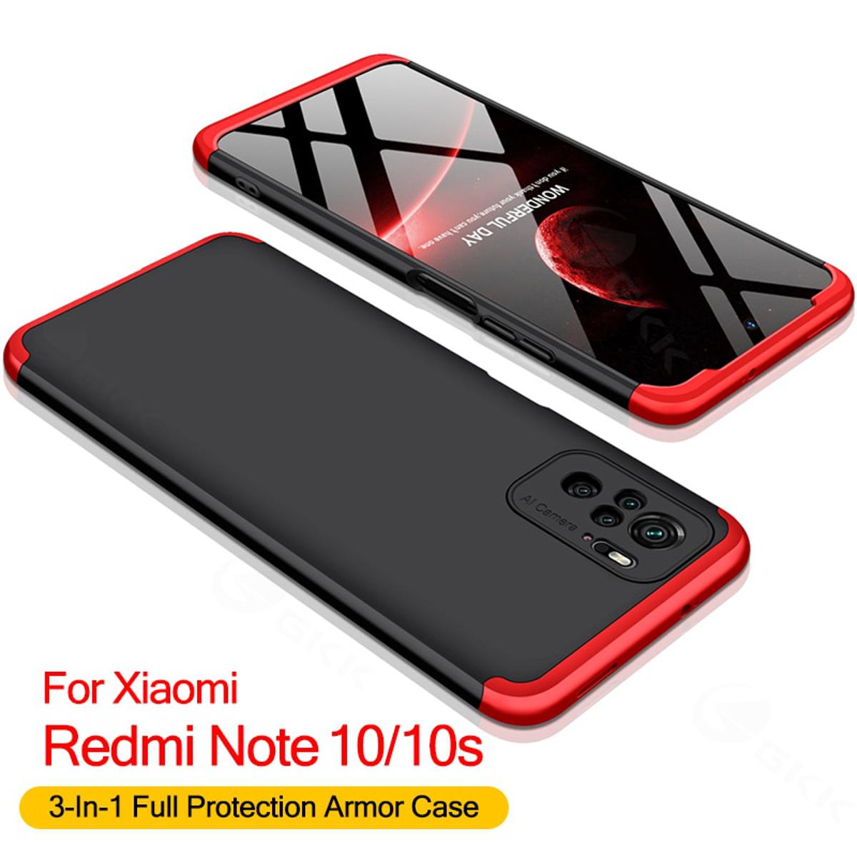 GKK For Redmi Note 10 / Note 10s Back Cover GKK 360 Degree Shockproof Full Protective Anti-Shock Case