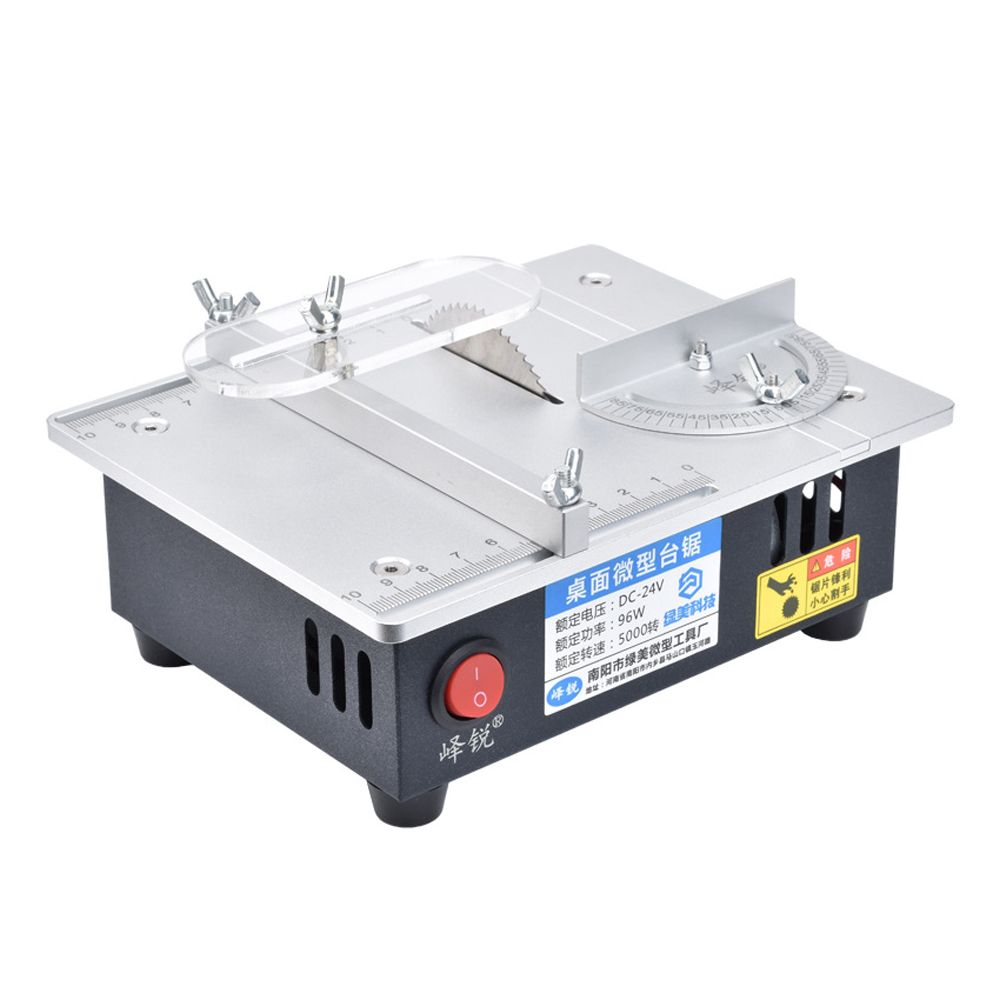 KOGEEK Mini Multifunctional Table Saw Electric Desktop Saws Small Household DIY Cutting Tool Woodworking Bench Lathe Machine