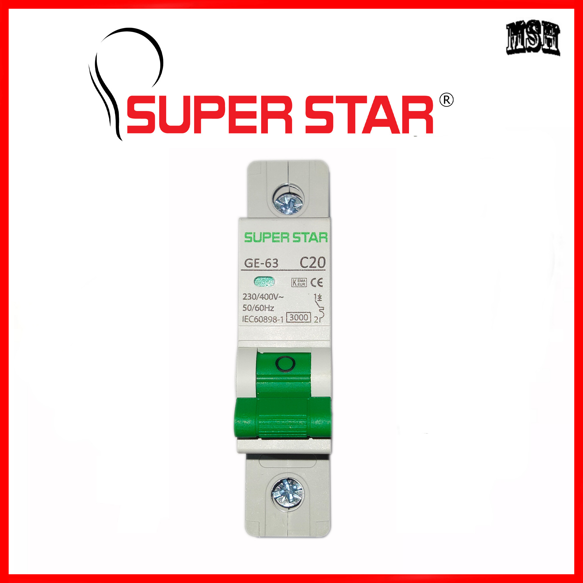 Super Star MCB Circuit Breaker SP 20A
