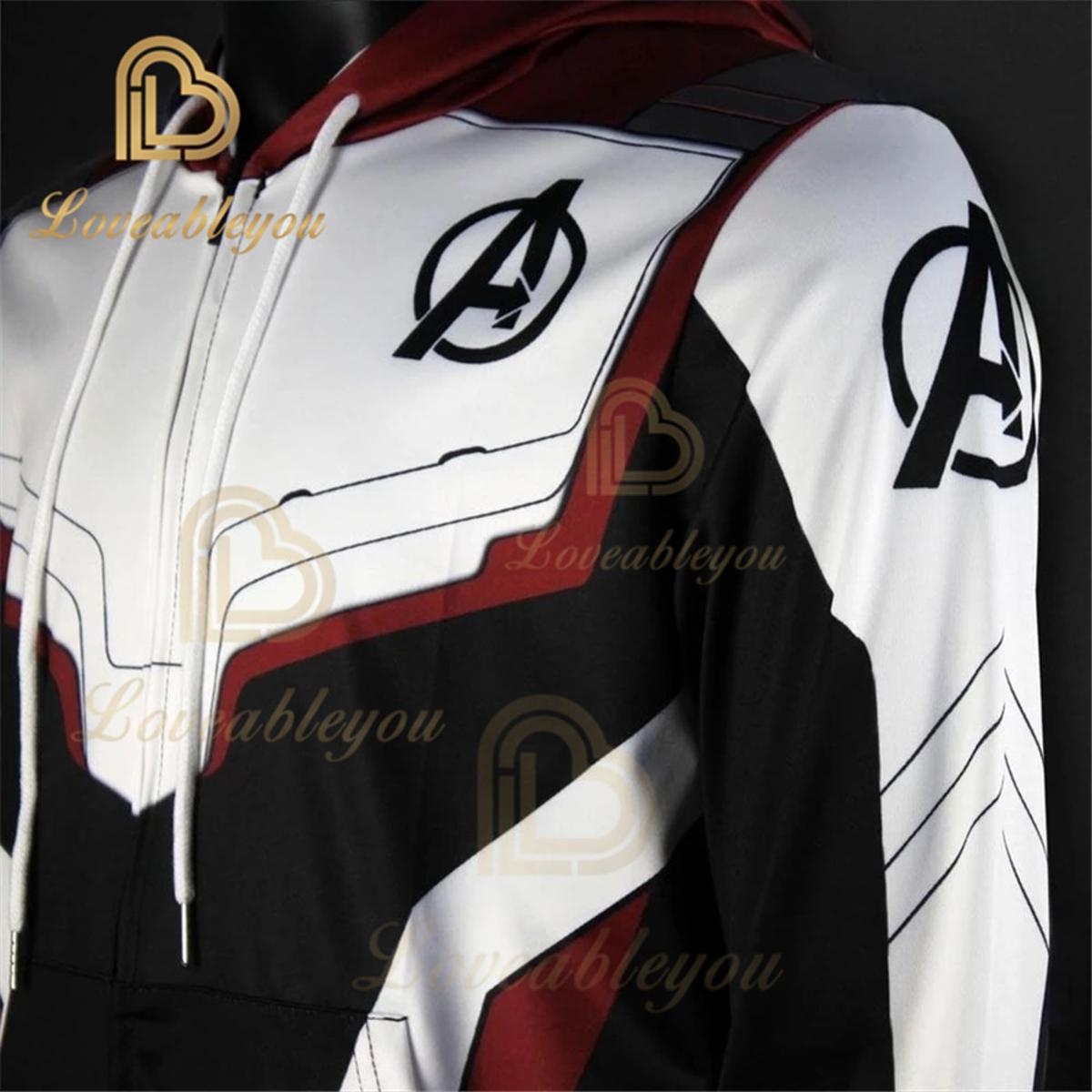 Mens Hoodie Endgame Quantum Realm Cosplay Costume Hoodies Men