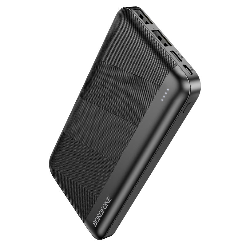 BOROFONE BJ27 Pindar, power bank 10000mAh, USB-C + Micro-USB input, dual USB 5V / 2.1A output, LED indicator.. 