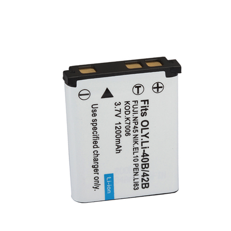 3.7V 1200mAh Li-40B Li40B Li 40B Li-42B EN-EL10 EN EL10 ENEL10 NP-45 Digital Camera Battery for Olympus Nikon Fujifilm Kodak. 