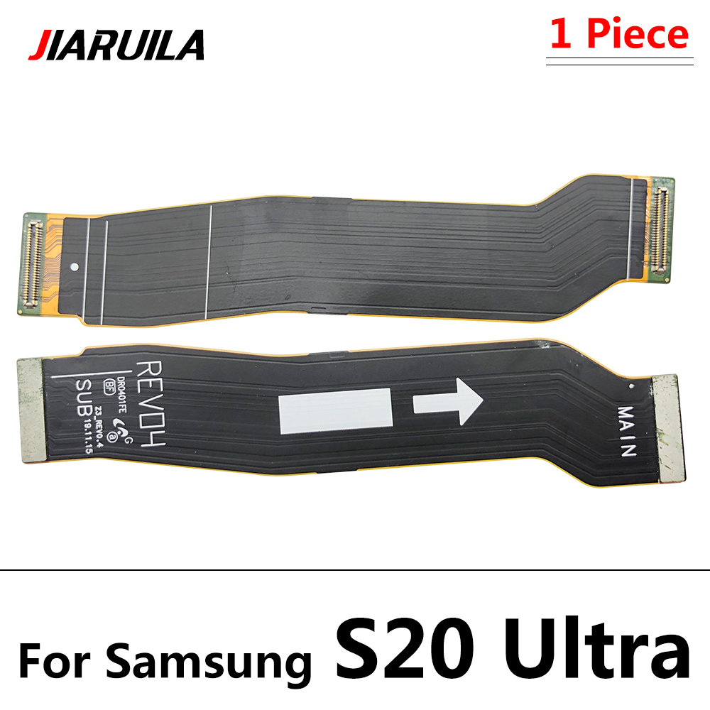 Main Flex Cable For Samsung Note 10 Lite Note 20 S10 Plus S20 Fe Ultra / Note 10 Plus 5G Connect Mainboard To LCD Screen Ribbon. 
