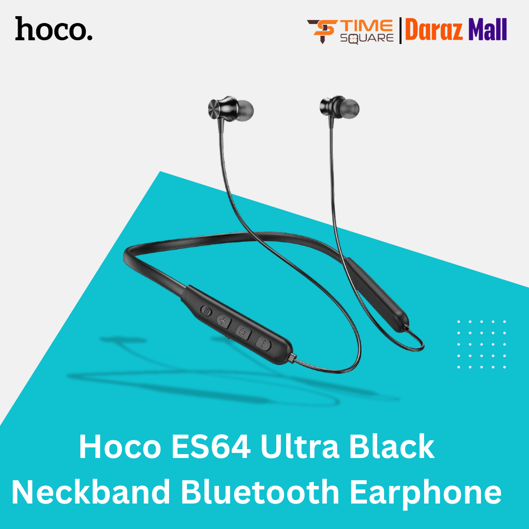 Hoco ES64 Ultra Sports Bluetooth V5.3 Wireless Earphone Neckband 1 pes-Time Square
