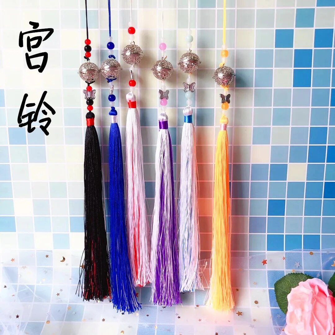 【Mary DAI Store】MO Dao Zhu Shi WeiWu Xian LanZhan Bell Tassel Pendant  bag charm. 